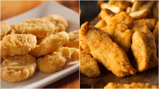 Is there a difference between chicken nuggets and chicken tenders?